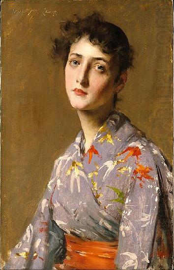 Girl in a Japanese Costume, William Merritt Chase